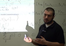 Radoslav Nikolov talking about the Hidden Markov Model